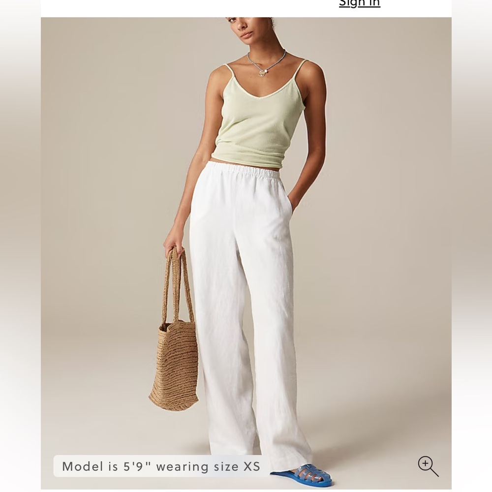 J. Crew Women's linen pant